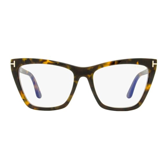 NEW TOM FORD FT5971-B/S 052 EYEGLASSES TF5971-B 052 HAVANA WOMEN CAT EYE EYEWEAR - Picture 2 of 3